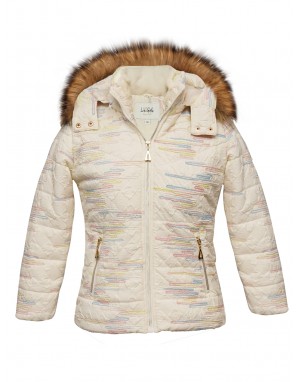 Girls Jacket Quilted Snow White